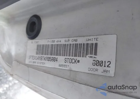 1996 Ford F150 from USA, damaged, VIN 1FTEX14Y8TKA05804